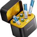 AAA Rechargeable Batteries with Charger, 8 Pack 1300mWh High Capacity 1.5V Rechargeable AAA Batteries Lithium, 2000 Cycles Long-Lasting Li-ion Triple a Battery