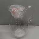 Amazing Abby - Bubbly Grand - Plastic Pitcher (96 oz, 3 Quart), Clear Water Pitcher with Lid, Fridge Jug, BPA-Free, Shatter-Proof, Great for Iced Tea, Sangria, Lemonade, Juice, Milk, and More