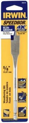 Irwin Speedbor 88810 5/8" Speedbor 2000 Standard Length Flat Wood Boring Bit