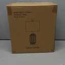 OYEARS 21" Boho Table Lamp for Living Room, Bedside Lamp for Nightstands, Rattan Lamp for Bedroom, Farmhouse Table Lamp for Room Decor, End Table, Retro, Brown, 1 Pack (Basic - Rope Lantern - Set of 1)