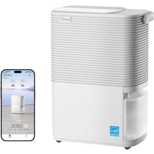 Deye 75 Pint Dehumidifier for Basements & Large Rooms, up to 4,000 Sq.Ft