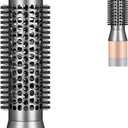 Small Round Volumizing Brush for Dyson Airwrap Attachments Smaller Round Brush Attachment for Dyson Air Wrap Styler, Fluff up and Volumize for Styling (Gold)