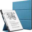 CoBak Case for 11" Kindle Scribe 3rd Generation 2025, Kindle Scribe Colorsoft with Two Viewing Angles - All New PU Leather Cover with Auto Sleep Wake, Pen Holder. Royal Blue