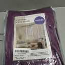 MIULEE Dark Purple Velvet Curtains 108 inches - Luxury Blackout Curtains for Bedroom Living Room Thermal Insulated Super Soft Window Drapes Rod Pocket & Back Tab, W52 x L108 inches, 2 Panels