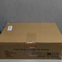 Sunhoo Bread Box for Kitchen Countertop Wooden Bread Storage Container Bin 2 Layer Breadbox Holder Large Capacity Keeper Vintage Farmhouse Food Organizer Pantry Shelf Acrylic Window (Brown)