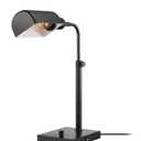 Globe Electric Lucca 18 in. Matte Black Adjustable Height