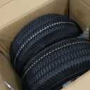 (2 Pack)4.10/3.50-4 Tubeless Lawn Mower Tire and Wheel,New Sawtooth Tread Tubeless Tire,3/4" and 5/8" Bearing, 4-1/4" Centered Hub,Compatible with Toro TimeCutter and Exmark Ouest Z-Turn Mower