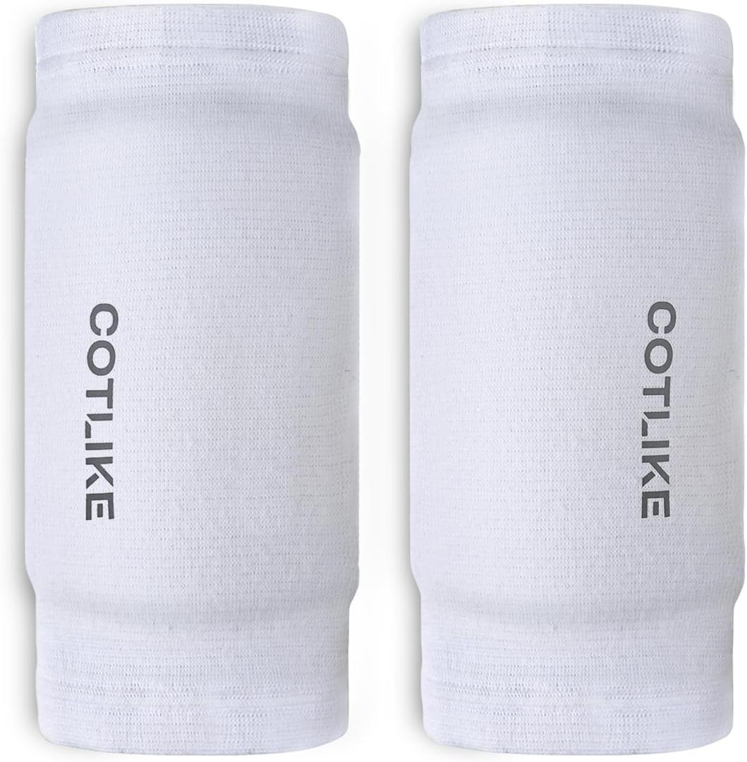 Volleyball Elbow Pads for Adult Youth, Volleyball Arm Sleeves Elbow Pads for Floor Burns and Bruises, Non-Bulky Elbow Pad Protection Comfort Flexible, One Size