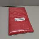 Smiry Rectangle Tablecloth 60x84 Inch, Waterproof Damask Table Cloth, Snowflake Patterns Fabric Table Covers for Parties, and Holiday Dinner, Red