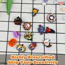 12 Pcs Halloween Theme Silicone Focal Beads for Pens, 12 Styles Halloween Pumpkin Pen Charms, Cute Silicone Charms for Gift Making, Keychain DIY, Bracelet Necklace Jewelry Supplies