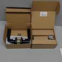 Veise Keyless Entry Door Lock with 2 Lever Handles - Electronic Keypad Deadbolt, Auto Lock, Back Lit & Easy Installation Design, Front Door Handle Sets, Matte Black