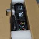 Region Free DVD Player, 1080p HDMI Upscaling, Compact Multi-Format CD/DVD/USB Player for Smart TV, Plays All Region DVDs & Multi-Format, HDMI/RCA Cables & Remote Included for Home TV (Black)