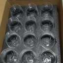 Stemless Wine Glasses Set of 12-15oz Red/White Wine Glasses, Crystal, Clear, Dishwasher Safe, Ideal for Daily Use, Birthday, Wedding, Home Party, Anniversary, Shower