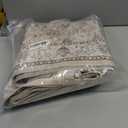 2x6 Hallway Washable Runner Rug : Vintage Soft Kitchen Laundry Runner with Non Slip Backing Farmhouse Entryway Living Room Floor Mat Stain Resistant Carpet for Bedroom Bathroom Distressed Beside Rug (Beige)