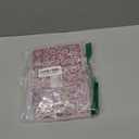 72 Pcs Rhinestone Letter Stickers - Crystal Alphabet A-Z & Number 0-9 Self-Adhesive Letter Patches Bling Glitter Stickers for Clothing Craft Decor (Red)