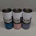 Manna Tall Boy Stainless Steel Tumblers Set of 3