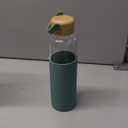 21oz Borosilicate Glass Water Bottles with Silicone Non-Slip Sleeve & Leak-Proof Lid-Reusable Drink Bottle for Office,Travel,Gym,Hiking-BPA Free,Ideal Gift for Home,Car &Fitness (Pink+Black+Green)