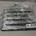 FeeraHozer Pants Hangers Non Slip 3 Pack Space Saving Hangers Multi-Layer Swing Arm Pants Hanger Stainless Steel Space Saver Hanger Closet Storage Organizer for Jeans Trouser Slacks Clothes (Black)