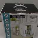 Cooluli Mini Fridge for Bedroom - Car, Office Desk & Dorm Room - Portable 4L/6 Can Electric Plug In Cooler & Warmer for Food, Drinks, Skincare Beauty & Makeup - 12v AC/DC & Exclusive USB Option, White