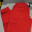 Men's Casual Pants - Cotton Chino Cargo Pants for Hiking and Outdoor Recreation, Drawstring Sweatpants in Twill Track Jogging.Size 32