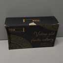 N9R 300pcs Gold Plastic Silverware Dinnerware Flatware- Heavyweight Plastic Cutlery Set, 100 Forks, 100 Spoons, 100 Knives, Gold Utensils for Party, Thanksgiving, Christmas