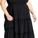 City Chic Women's Plus Size Dress - Dakota (Size 2XL, Black) 