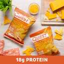 Quest Nutrition Nacho Cheese Tortilla Style Protein Chips, 18g Protein, 4g Net Carb, Gluten Free, 1.1 oz (Pack of 12)