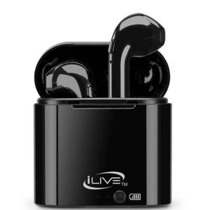 ILIVE Truly Wire Free Earbuds Bluetooth Charging Case Black