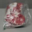 Large Santa Snowman Christmas Stockings, 2 Pack 20 Inch Knitted Claus Christmas Stocking Decorations, Xmas Stocking for Kids Gift, Personalized 3D Pattern Socks, Xmas Tree Fireplace Family Party Decor