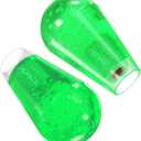 uxcell Ellipse Oval Joystick Head Rocker Ball Top Handle Arcade Game Replacement Green 2pcs