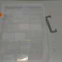 Bluedale 48 Grids Large Plastic Organizer Box with Adjustable Dividers, Beads Storage Containers Compartment Tackle Box Case for Crafts Hobby Small Parts Fishing Seeds Jewelry (Transparent)