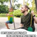 Swings Set - 2-Pack Suitable for Kids and Adults, Comes with Hooks & Chains, Perfect for Backyard