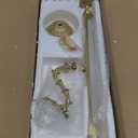 Antique Brass Bathroom Vanity Light Traditional Vanity Lighting LED Bathroom Wall Light Long Strip Vintage Sconce Light Bookshelf Library Lights in Gold - 22" Third Gear Dimming