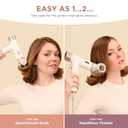 Shark Hair Dryer | SpeedStyle | No Heat Damage Hair Styling Tool | 3 Styling Tools Included | Portable & Powerful Blow Dryer | Best for Straight & Wavy Hair | Silk | HD331