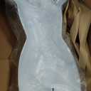 SSWBasics Female Mannequin Torso - Fits Womens Sizes 5-10 - Molded, Shatterproof & White