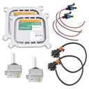 LoloWheat 2PCS Xenon HID Headlight Ballast Control Unit with Igniter D3S Bulb Fit for Ford Mustang Edge Escape Explorer F150 Flex Taurus 2010-2019 with D3S Bulb Replace # 8A5Z-13C170-A DL3Z-13C170-A