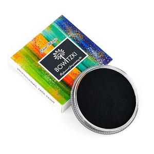Bowitzki 30g Professional Face Paint Body Paint Water Based Face painting Makeup Safe for Kids and Adults Split Cake Single Color Halloween Christmas - Black