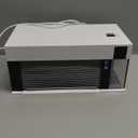 1/64 Scale Diecast Display Case for Hot Wheel Storage with LED Lights, Stackable Electric Garage with Voice Control, 3 Replaceable 3D Scenes Parking Lot Diorama for Model Cars (White)