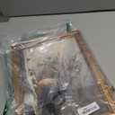 Bzstyleart Vintage Wall Art Decor, Gold Framed Wall Art 12 x 16 Inch Pottery Jar Olive Branch for Office, Canvas Picture Print Painting for Bedroom Living Bathroom Dorm