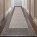 Machine Washable Runner Rug 32" x 144", Non Slip Kitchen Rug for Floor, Absorbent Entrance Rug for Hallway, Bedroom, Living Room, (Roll Packing)