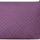 BAGSMART Small Cosmetic Bag, Elegant Roomy Makeup Bags,lipstick pouch,Zipper Pouch,Great Gifts for Women,Travel Waterproof Toiletry Bag Accessories Organizer Gifts (Purple-1 pcs)