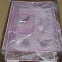 Desk Organizer, 5-Tier Paper Letter Tray Organizer with File Holder, Drawer and Pen Holder, Desktop Organizer for Office Supplies, Pink