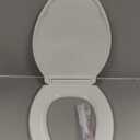 R&T Elongated Toilet Seat with Built in Potty Training Seat, Slow Close Toddler Seat Fits both Adult and Child, Easy To Install & Clean