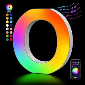OJQ Light Up Letters LED Letter - Marquee Letters Room Decor Birthday Decorations for Women Night Light for Kids Engagement Party Decorations - Christmas Birthday Gifts for Girl