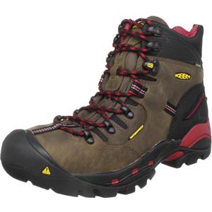 KEEN Utility Men's Pittsburgh 6" Leather Waterproof Steel Toe Work Boots (10.5, Brown)