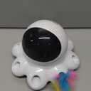 ORSDA Cat Laser Toy, 2-in-1 Interactive Automatic Motion Activated Moving 8 Holes Whack A Mole Feather, USB Rechargeable Electronic Smart Sensor Kitten Toys for Indoor Exercise