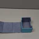 Deck Box for MTG Cards, Trading Commander Deck Case Holds 120+ Sleeved Cards, PU Leather Magnetic Collectible Card Storage Box Fits for TCG Magic Card (Blue)