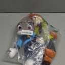 JuGuo Plush Toys 2-Pack: 17" Judy Hopps and 15" Nick Wilde Stuffed Animals, Soft Plush Set for Kids and Fans