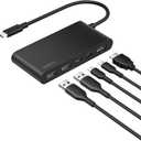 Belkin USB C Hub, 5-Port Hub With 4K HDMI Display @ 60Hz, 100W Power Delivery, Fast Data Transfer 5Gbps, USB C Multiport Adapter for iPad Pro, Chromebook & More, MacBook Accessories with HDMI 2.0 port