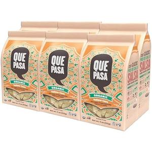 Que Pasa Organic Yellow Corn Tortilla Chips, 11 oz (Pack of 6), Gluten Free, Non-GMO, by Nature's Path By 2026 FEB 01